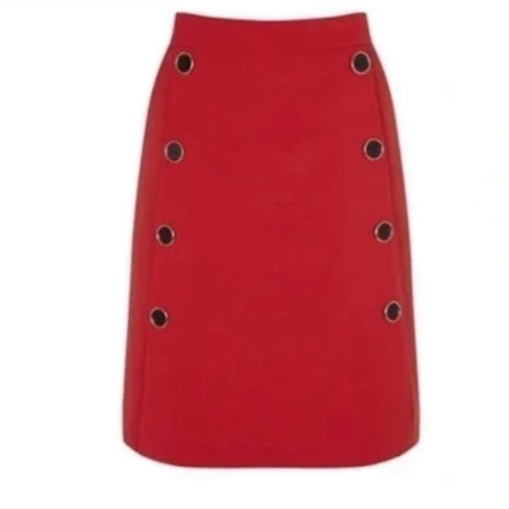 Karen Millen red skirt
